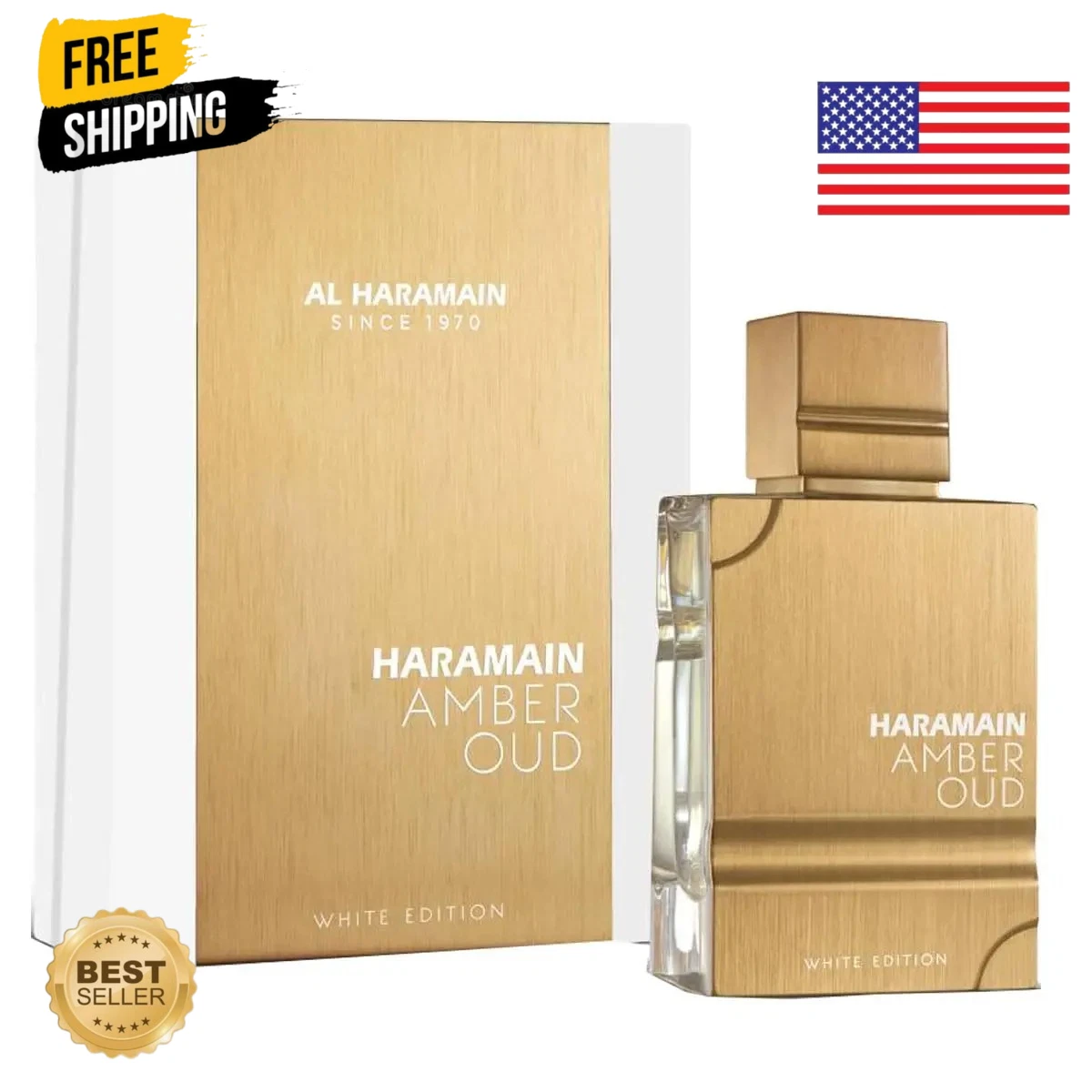 s-l1600-248.webp AL HARAMAIN Amber Oud White Edition EDP 60ml 2oz Unisex Perfume Luxury UAE - Image 1