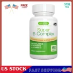 Igennus Super B-Complex Methylated B Vitamins MTHFR Methylfolate B12 60 Tablets