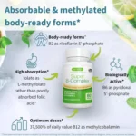 Igennus Super B-Complex Methylated B Vitamins MTHFR Methylfolate B12 60 Tablets - Image 4