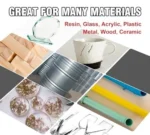 UV Resin Kit 60g Fast Curing Resin Glue Rechargeable UV Light Craft DIY - Image 6