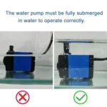 AQUANEAT Mini Fountain Pump 80 GPH Submersible Water Pump 3.3ft Tubing Aquarium - Image 5