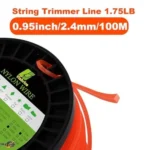 Eater Trimmer Line 0.095" Square 330FT Heavy Duty Nylon Orange - Image 3