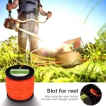 Eater Trimmer Line 0.095" Square 330FT Heavy Duty Nylon Orange - Image 4