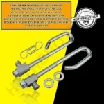 GX24864 GX21718 Deck Lift Hanger Rod Kit Fits John Deere E130 GX26085 24M7053 - Image 3