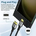 QianLink 10Gbps Micro B to USB C Hard Drive Cable 1.6FT Seagate WD Toshiba - Image 5